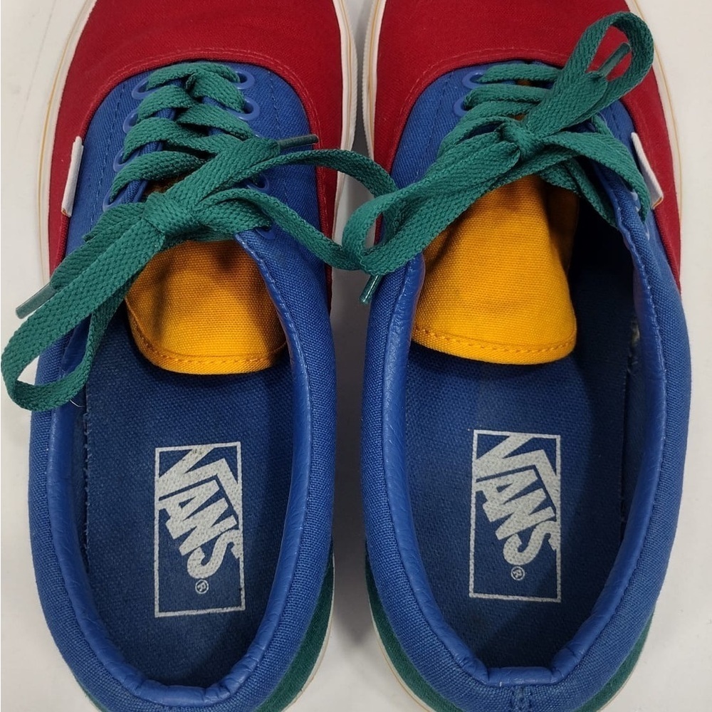 Vans Colorful Kids Sneakers size 7.5 men 9 women pre owned Exellent condition - Picture 10 of 10
